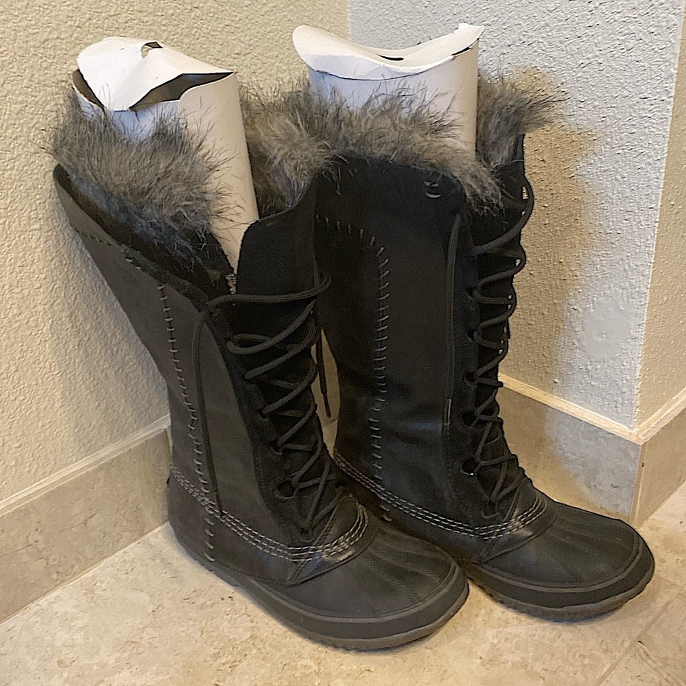 Sorel Cate The Great Tall Leather Boots sz. 8